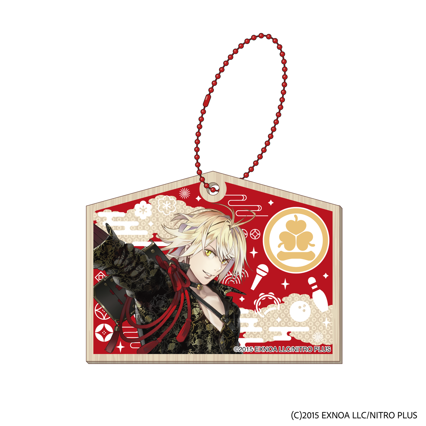 刀剣乱舞ONLINE 木製絵馬風キーホルダー ROUND1 Ver.