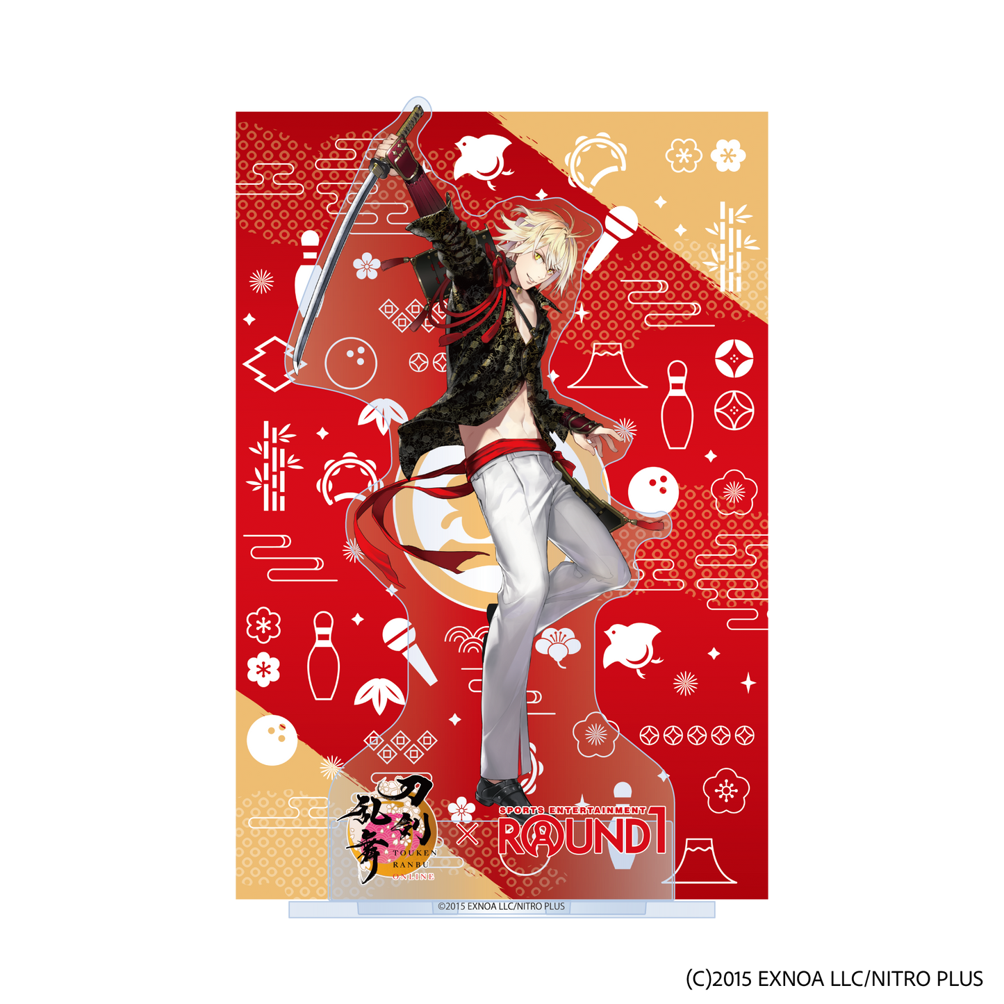 刀剣乱舞ONLINE ポストカード付アクリルスタンド ROUND1 Ver.