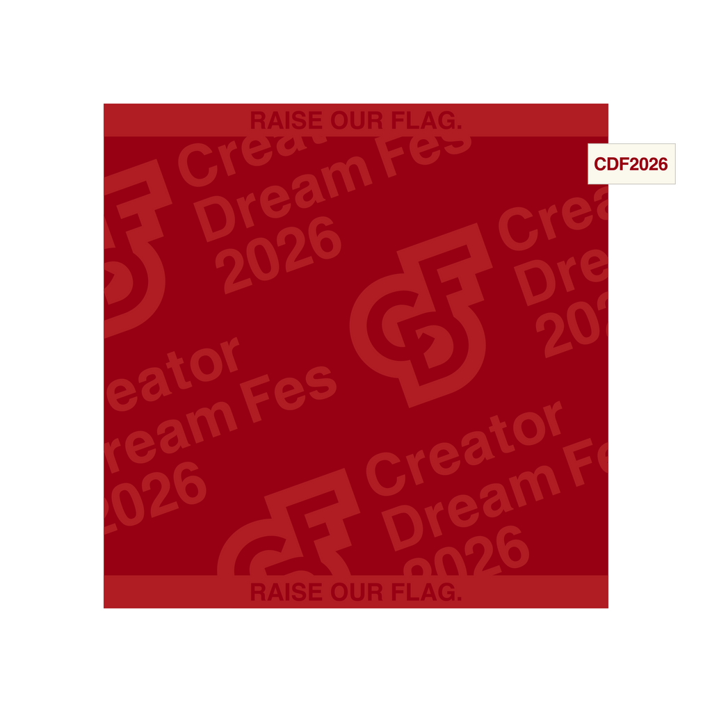 【Creator Dream Fes 2026】 ジャガードハンカチ