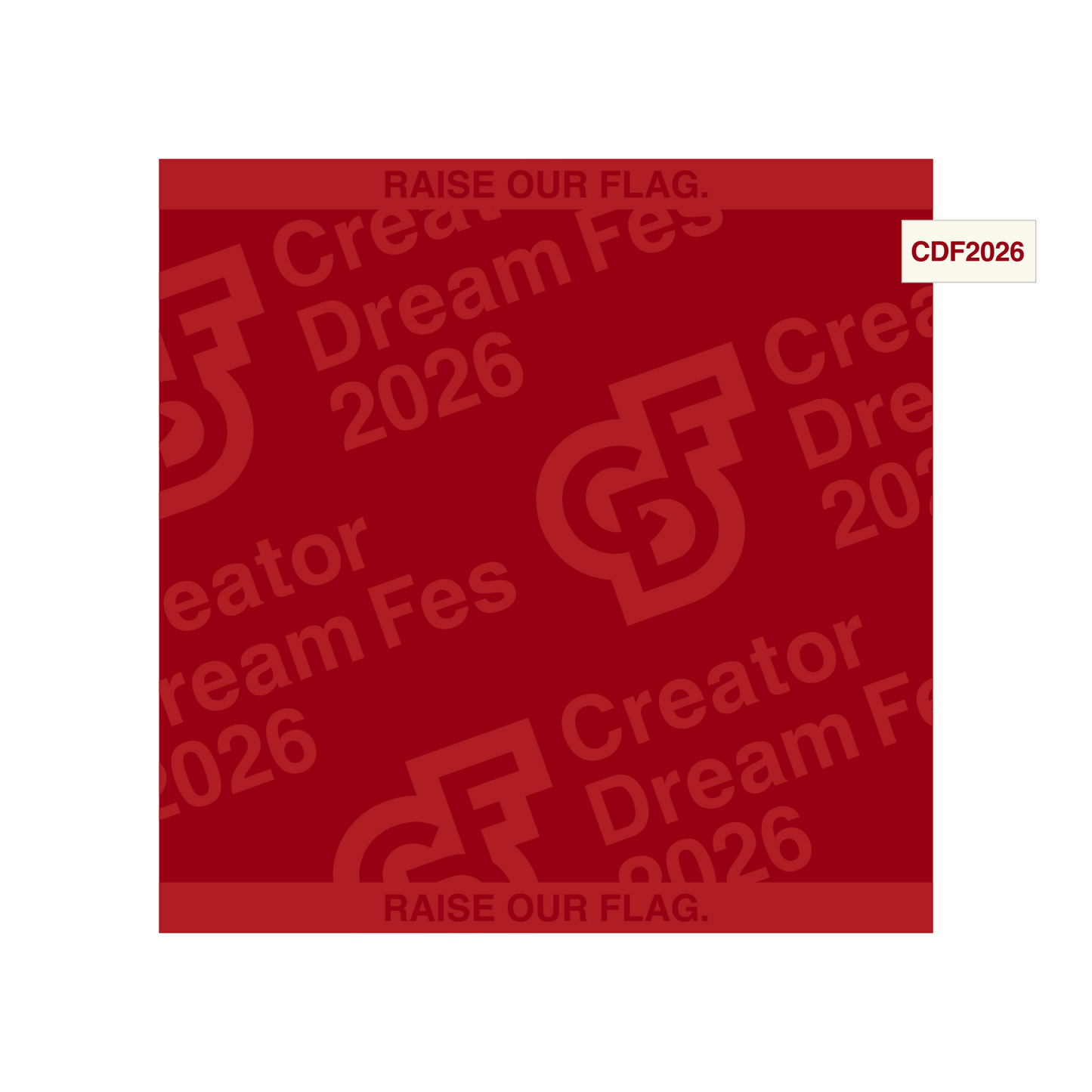 【Creator Dream Fes 2026】 ジャガードハンカチ