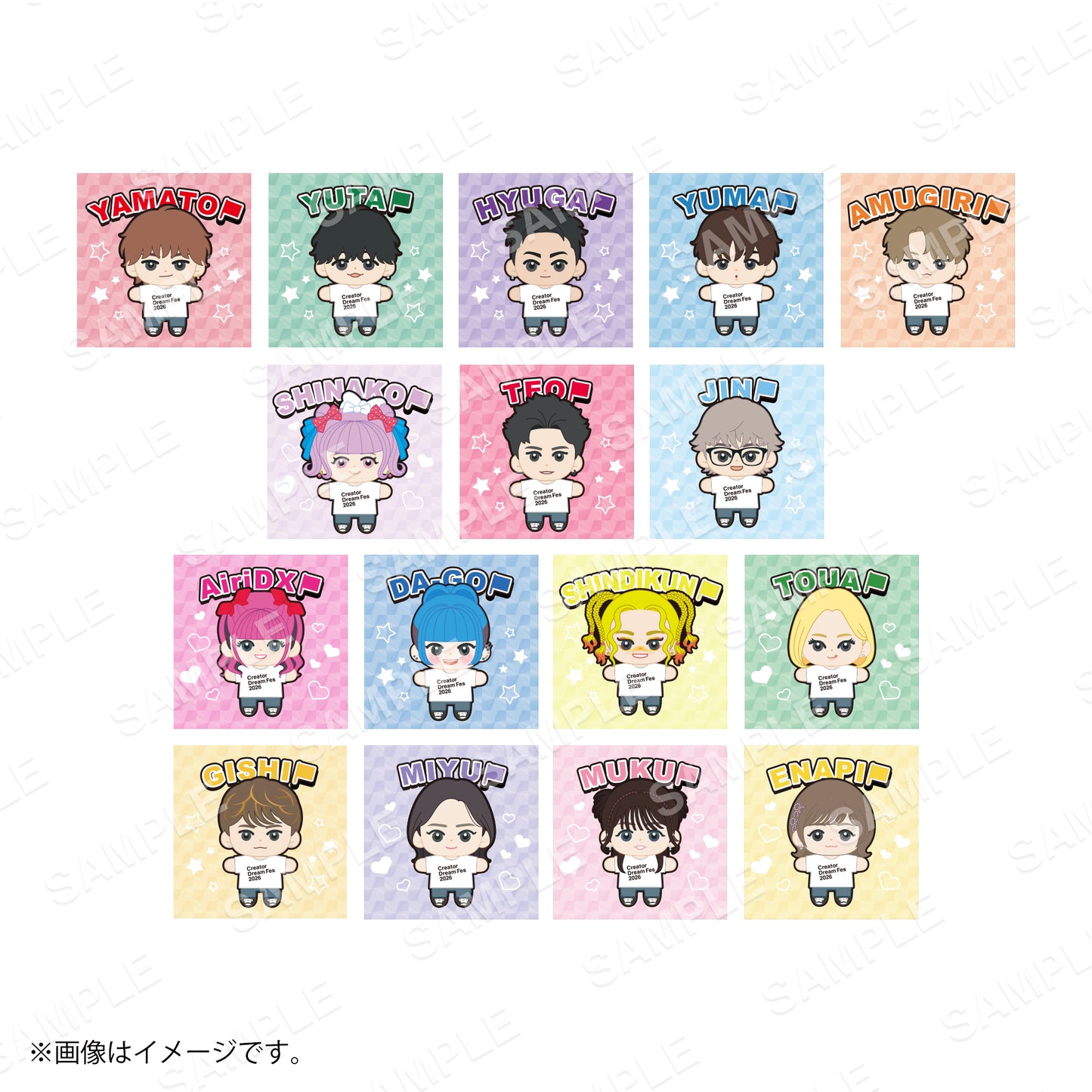 【Creator Dream Fes 2026】 Creator's キラキラステッカー