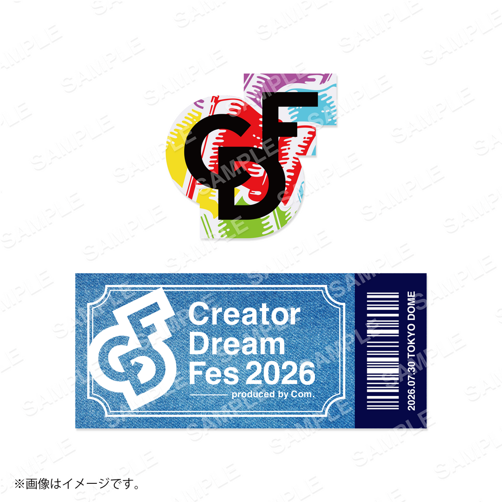 【Creator Dream Fes 2026】 ロゴステッカーセット