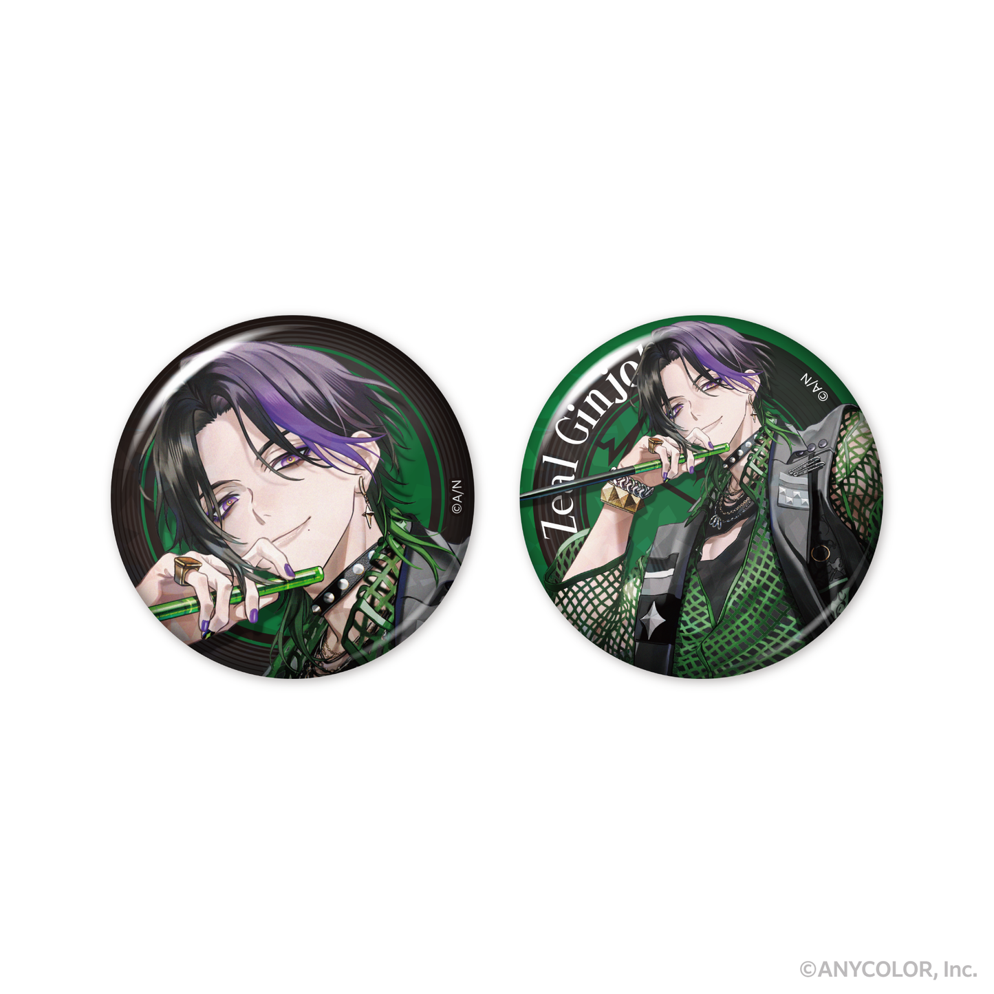 NIJISANJI EN周年 BY THE BEAT ホログラム缶バッジ