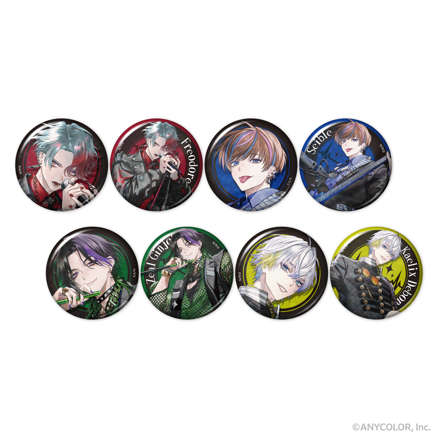 NIJISANJI EN周年 BY THE BEAT ホログラム缶バッジ