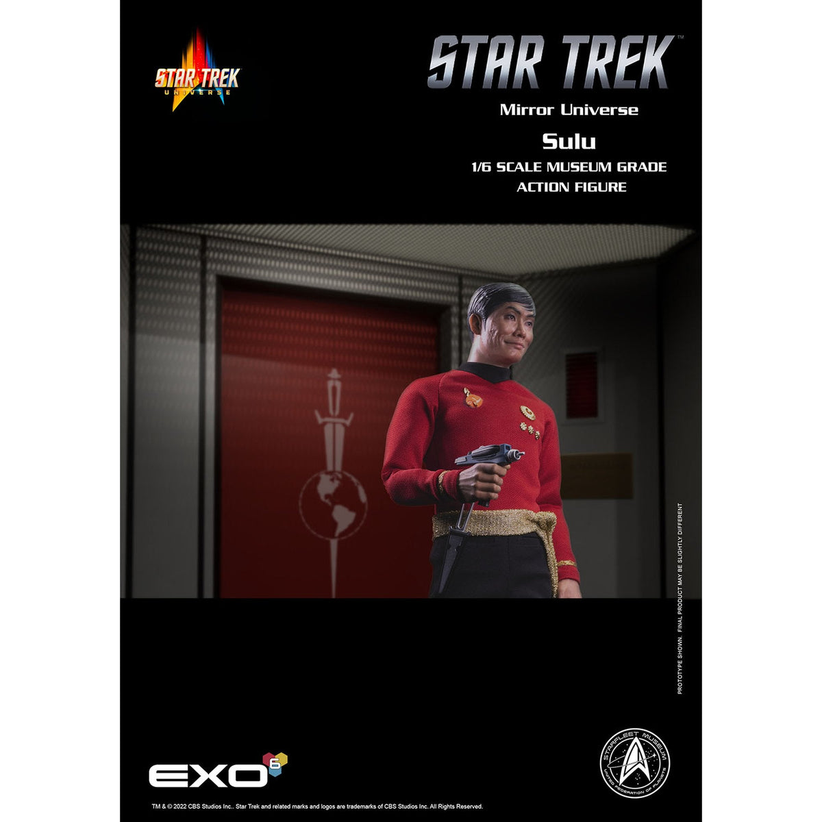 1/6 ハイパーリアリスティックアクションフィギュアスタートレック TOSシリーズ ヒカル・スールー（カトー） ミラー・ユニバース仕様