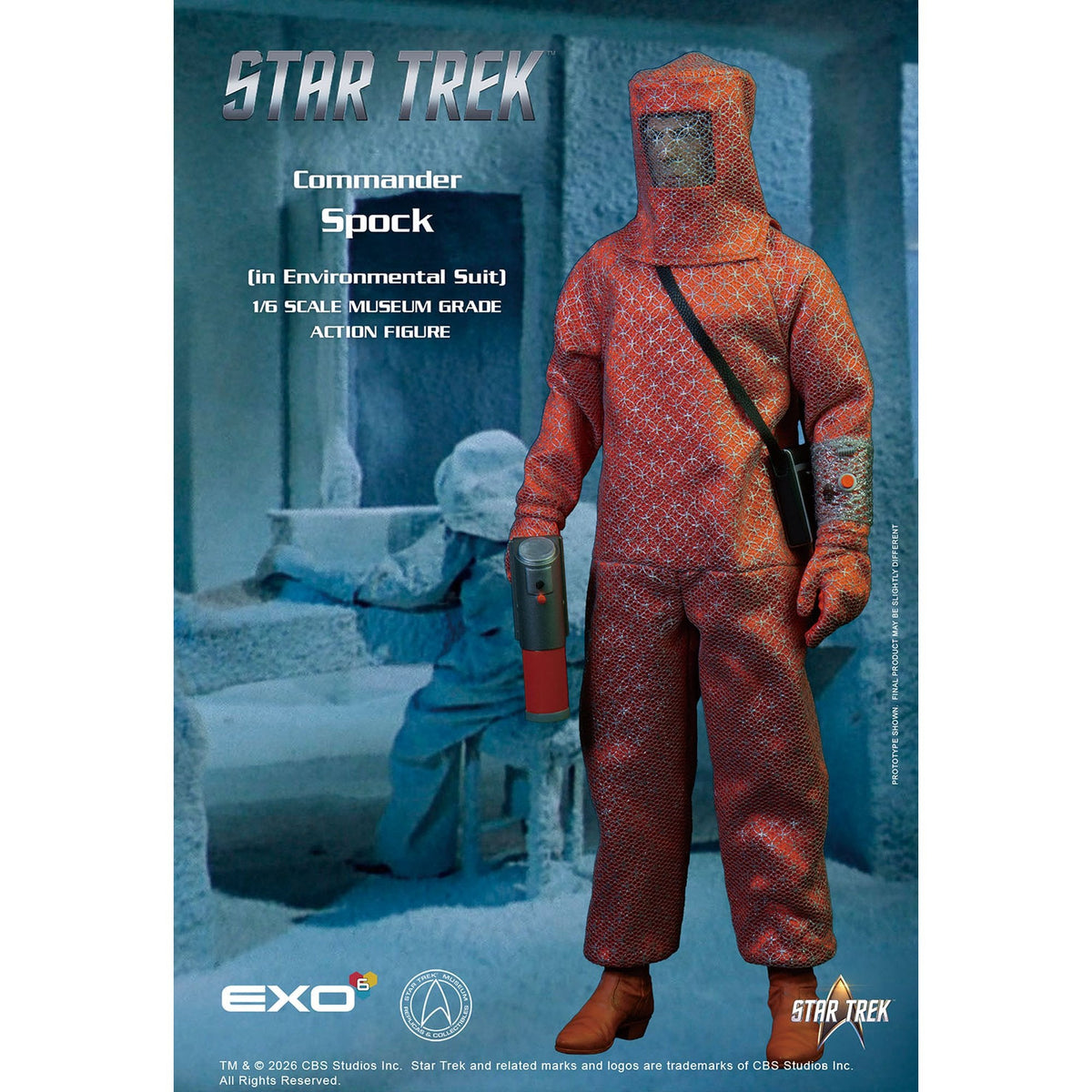 1/6 ハイパーリアリスティックアクションフィギュア 『スター・トレック:宇宙大作戦』 Mr.スポック 防護服（魔の宇宙病）
