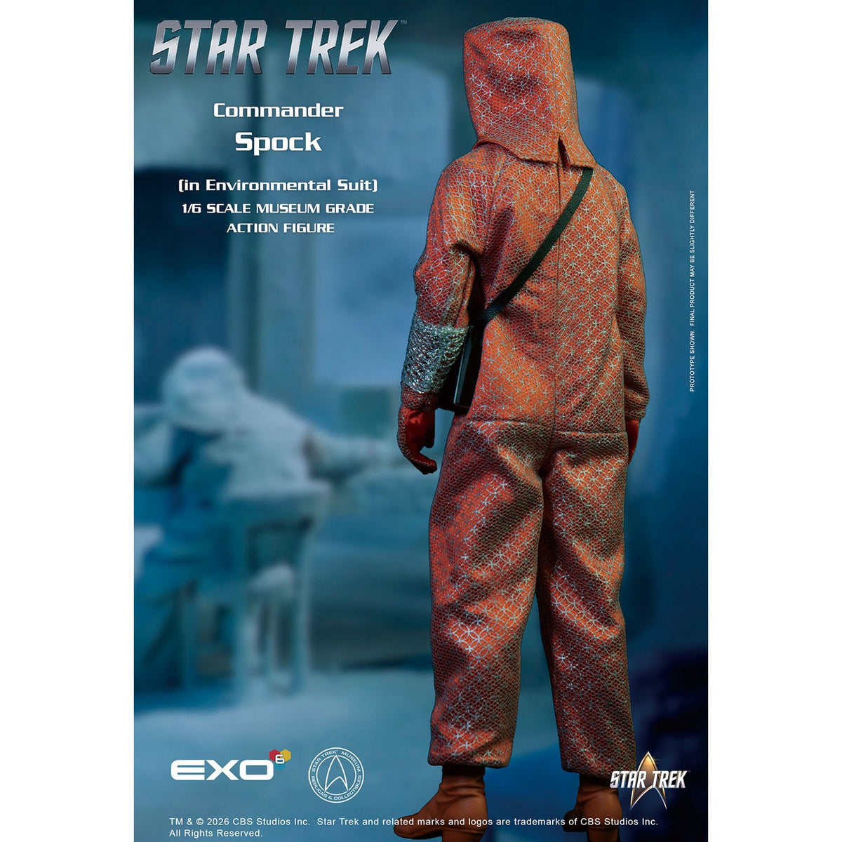 1/6 ハイパーリアリスティックアクションフィギュア 『スター・トレック:宇宙大作戦』 Mr.スポック 防護服（魔の宇宙病）