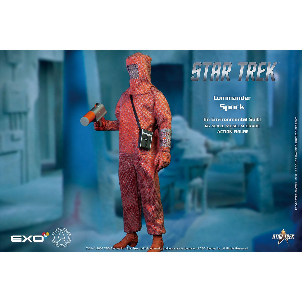 1/6 ハイパーリアリスティックアクションフィギュア 『スター・トレック:宇宙大作戦』 Mr.スポック 防護服（魔の宇宙病）