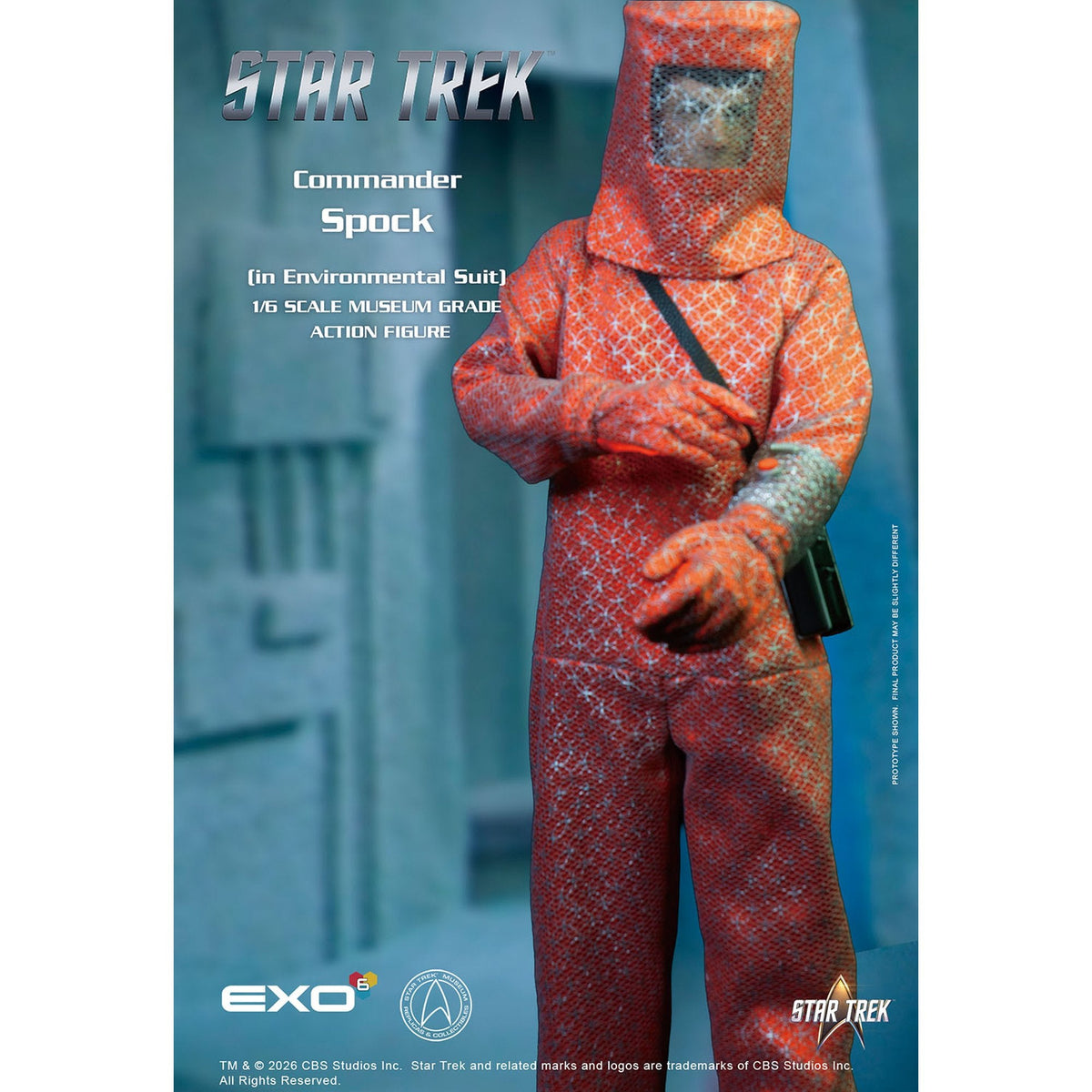 1/6 ハイパーリアリスティックアクションフィギュア 『スター・トレック:宇宙大作戦』 Mr.スポック 防護服（魔の宇宙病）