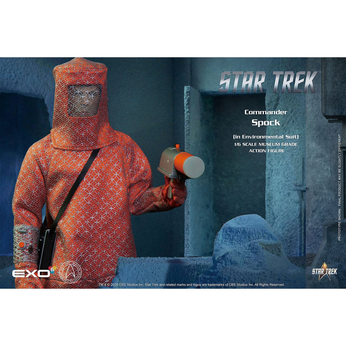 1/6 ハイパーリアリスティックアクションフィギュア 『スター・トレック:宇宙大作戦』 Mr.スポック 防護服（魔の宇宙病）