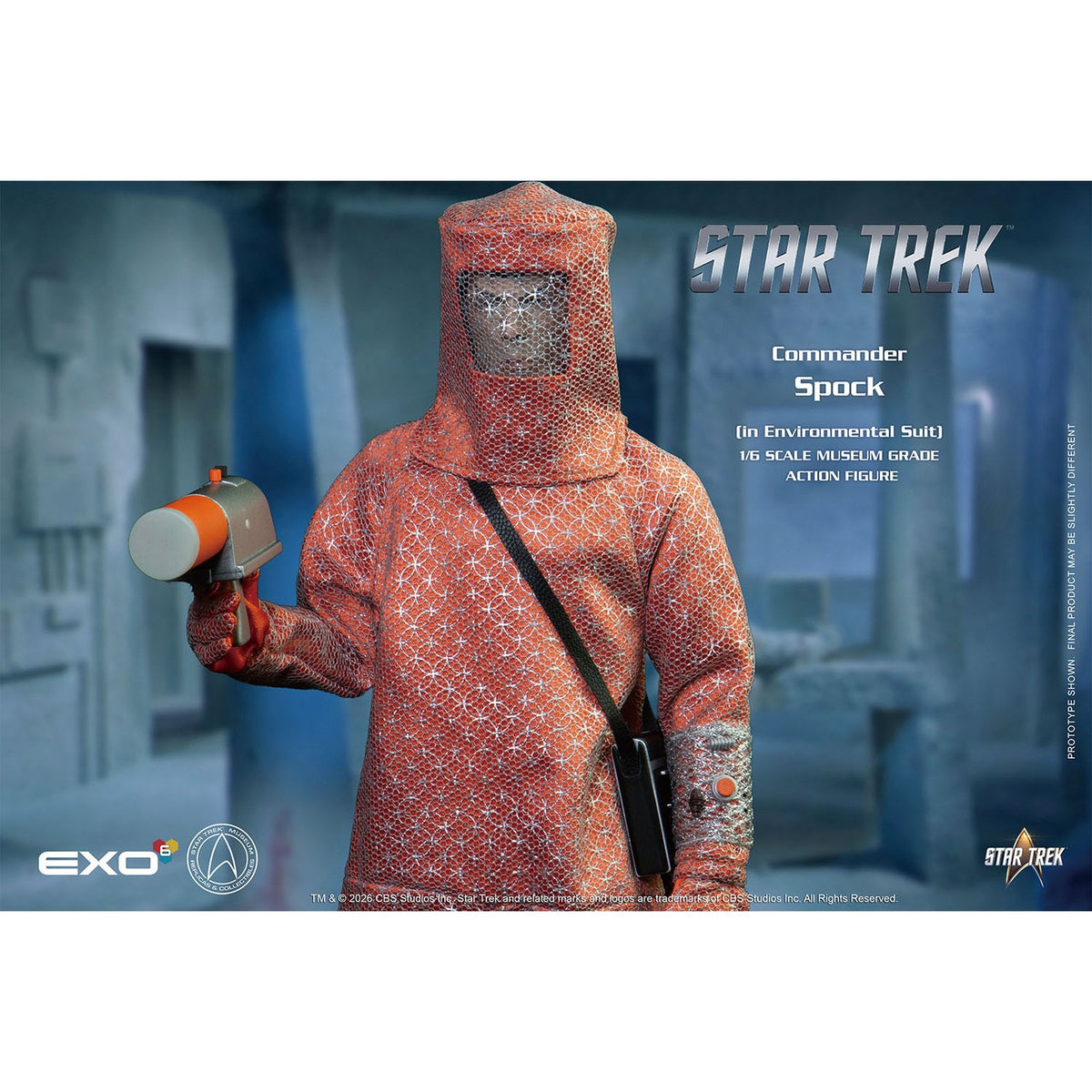 1/6 ハイパーリアリスティックアクションフィギュア 『スター・トレック:宇宙大作戦』 Mr.スポック 防護服（魔の宇宙病）