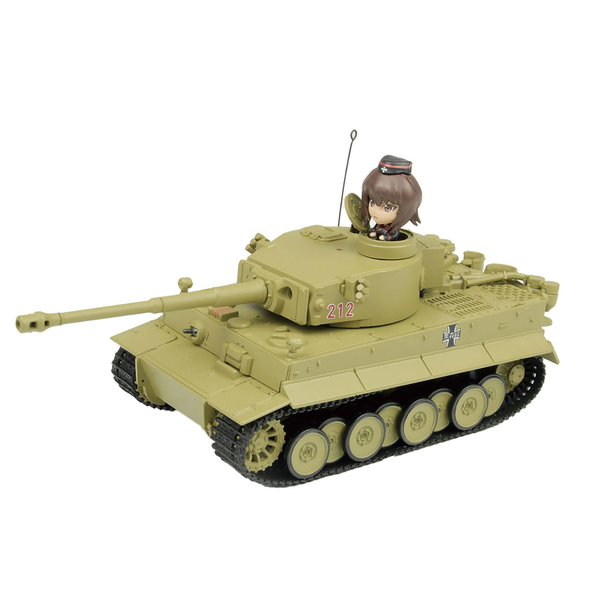 『ガールズ&パンツァー』 1/64 RCバトル戦車道シリーズ ティーガーI 黒森峰女学園 車輌単体版