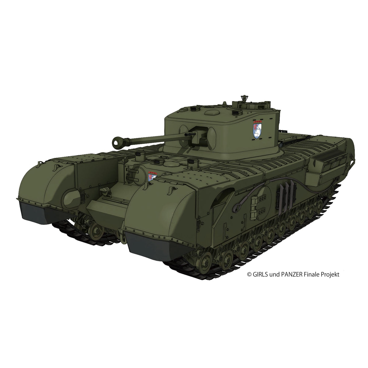 『ガールズ&パンツァー 最終章』 1/35 Mk.IV歩兵戦車チャーチルMk.VII 聖グロリアーナ女学院