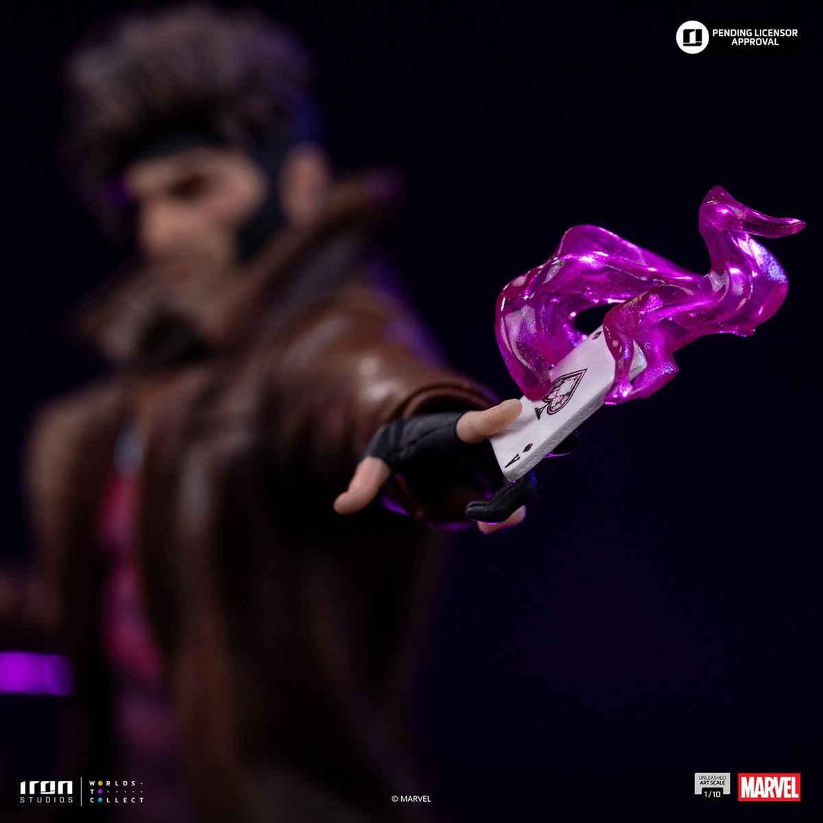 『マーベル』 【アイアン・スタジオ スタチュー】 「アートスケール」 1/10スケール ガンビット（アンリーシュド）［コミック］