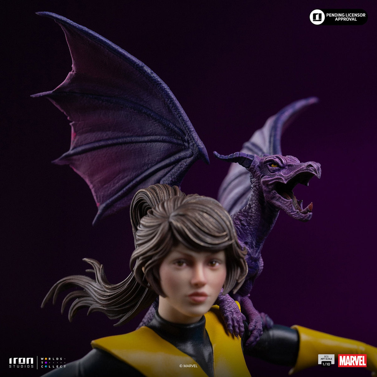 『マーベル』 【アイアン・スタジオ スタチュー】 「バトルジオラマ・シリーズ」 1/10スケール キティ・プライド＆ロッキード［コミック］
