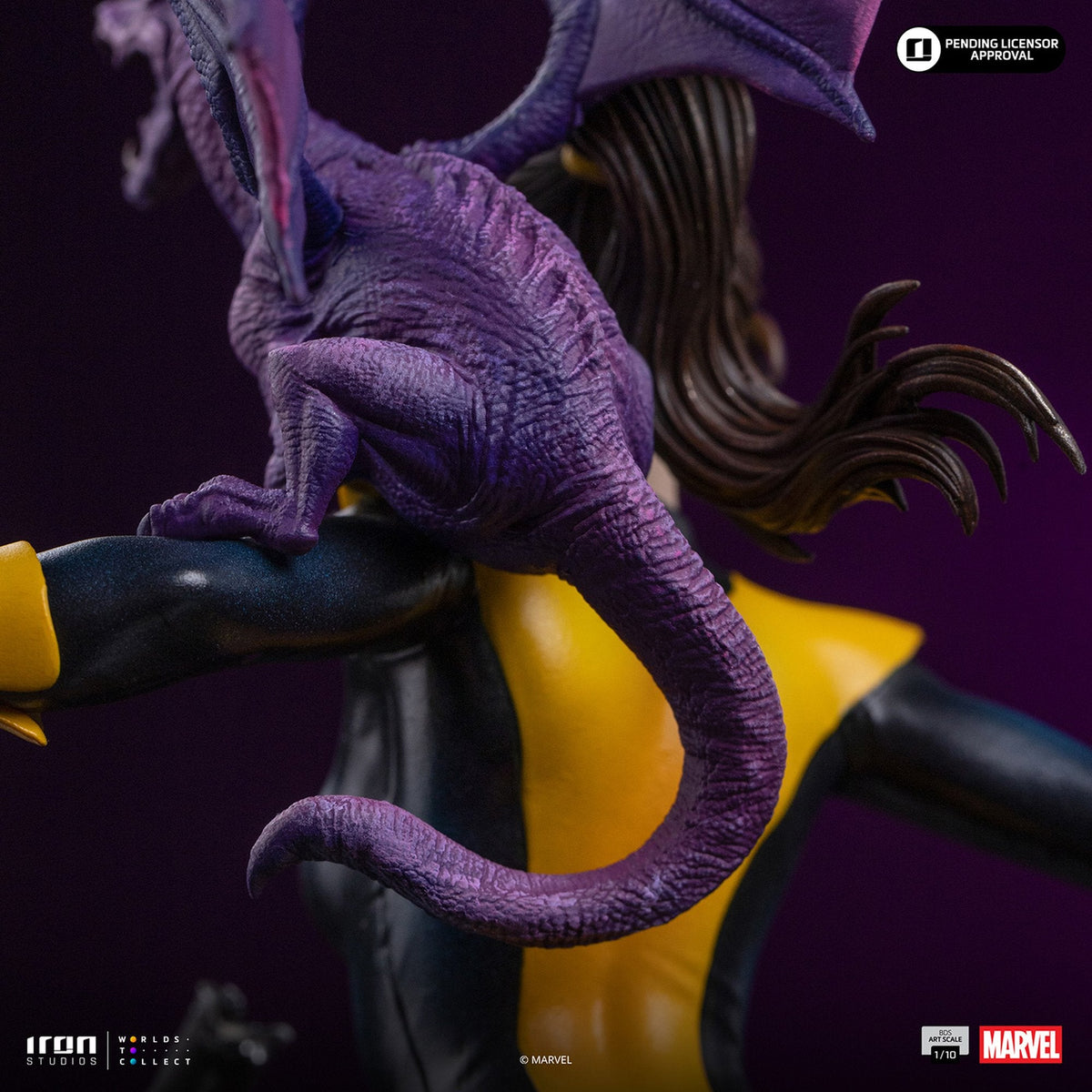 『マーベル』 【アイアン・スタジオ スタチュー】 「バトルジオラマ・シリーズ」 1/10スケール キティ・プライド＆ロッキード［コミック］