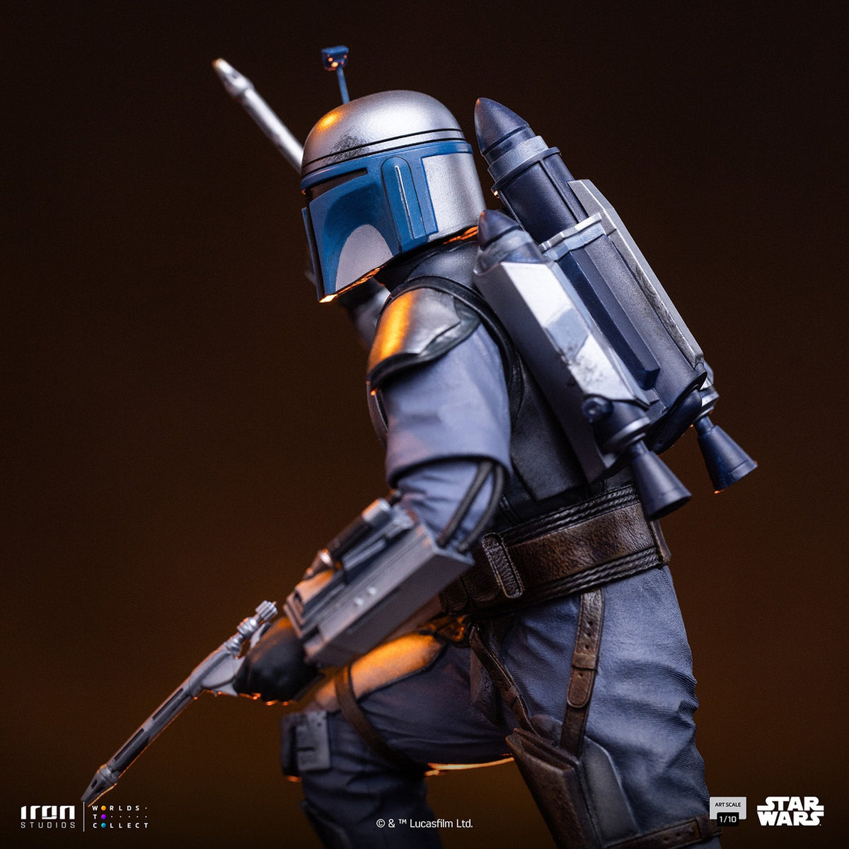 『スター・ウォーズ』 【アイアン・スタジオ スタチュー】 「アートスケール」 1/10スケール ジャンゴ・フェット［映画『エピソード2／クローンの攻撃』］