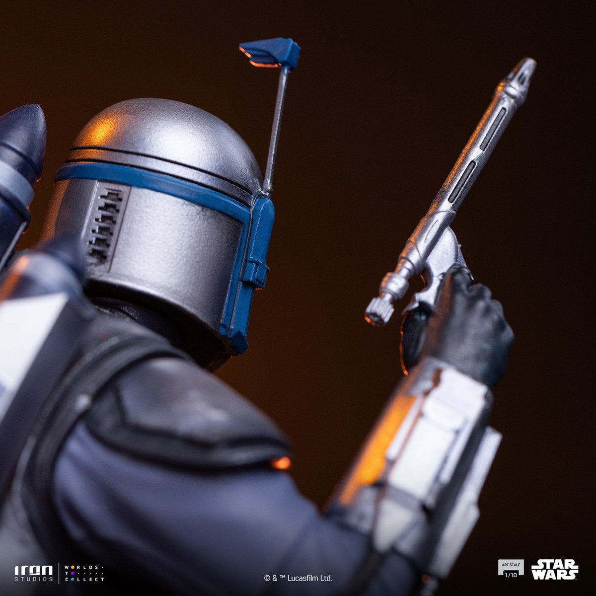 『スター・ウォーズ』 【アイアン・スタジオ スタチュー】 「アートスケール」 1/10スケール ジャンゴ・フェット［映画『エピソード2／クローンの攻撃』］