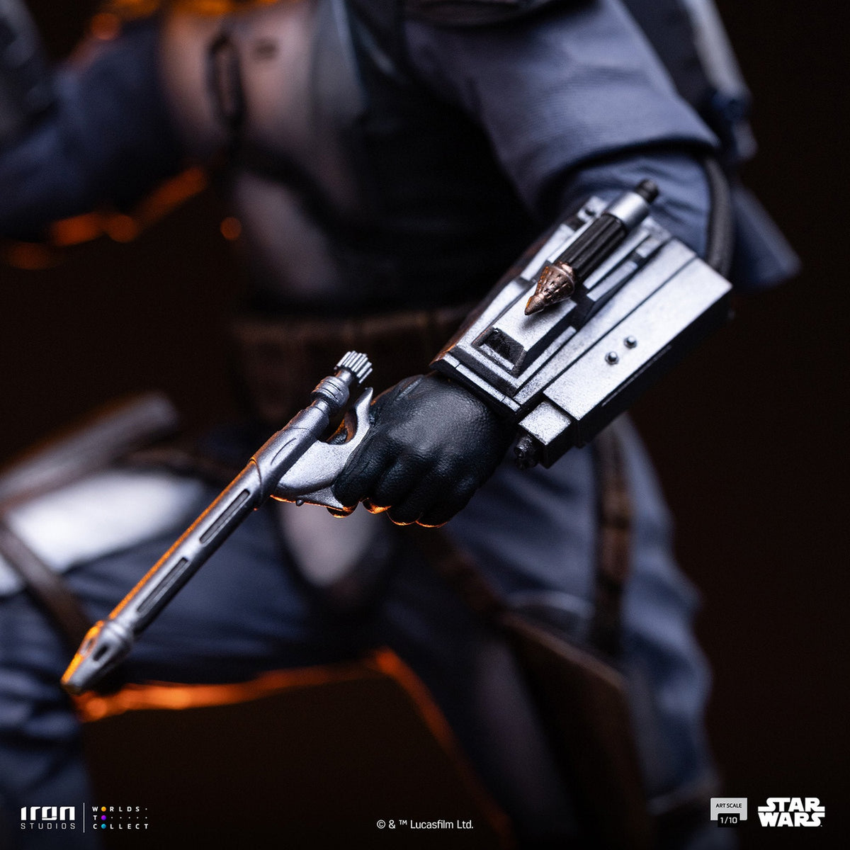 『スター・ウォーズ』 【アイアン・スタジオ スタチュー】 「アートスケール」 1/10スケール ジャンゴ・フェット［映画『エピソード2／クローンの攻撃』］