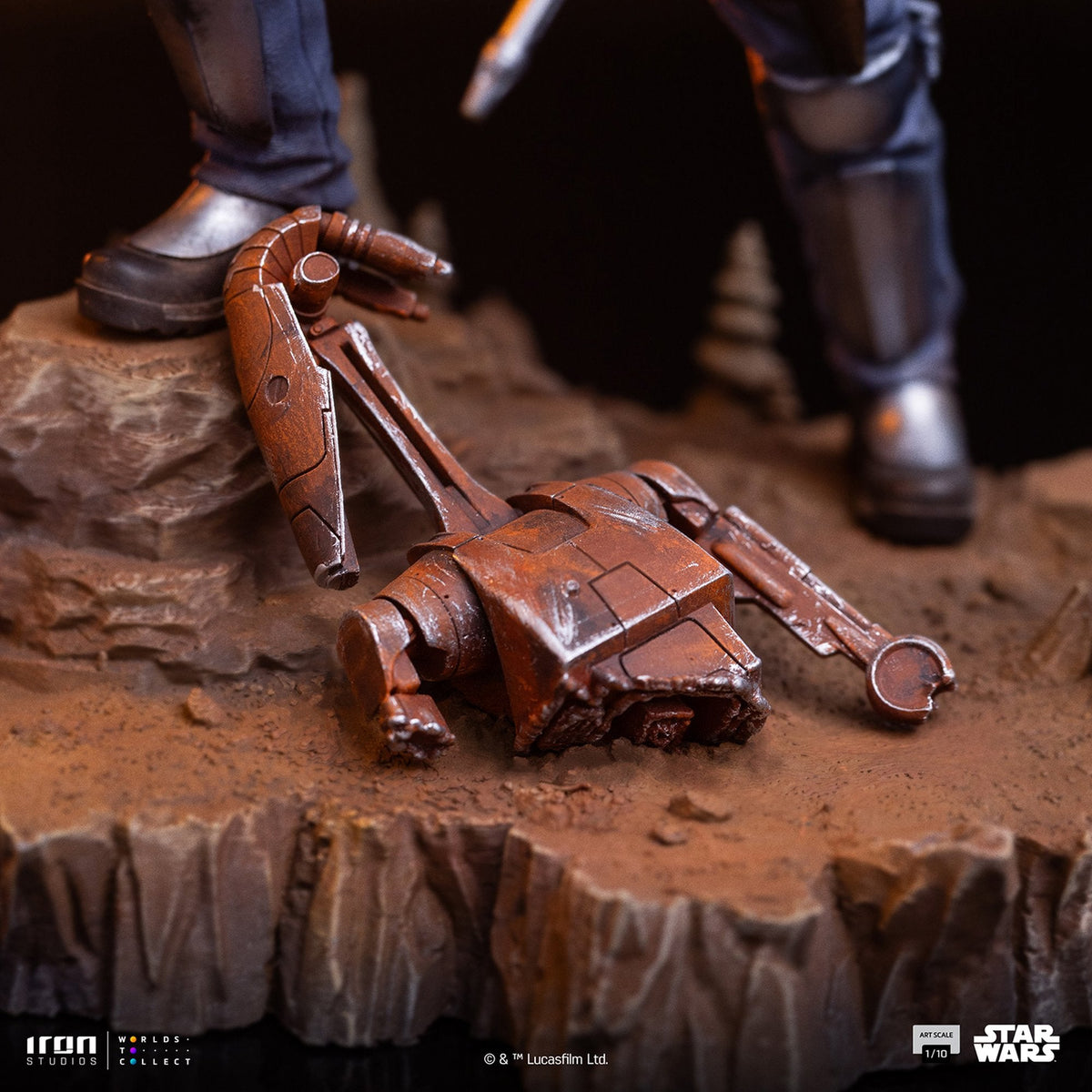 『スター・ウォーズ』 【アイアン・スタジオ スタチュー】 「アートスケール」 1/10スケール ジャンゴ・フェット［映画『エピソード2／クローンの攻撃』］