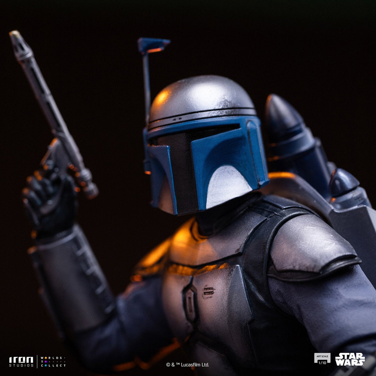 『スター・ウォーズ』 【アイアン・スタジオ スタチュー】 「アートスケール」 1/10スケール ジャンゴ・フェット［映画『エピソード2／クローンの攻撃』］