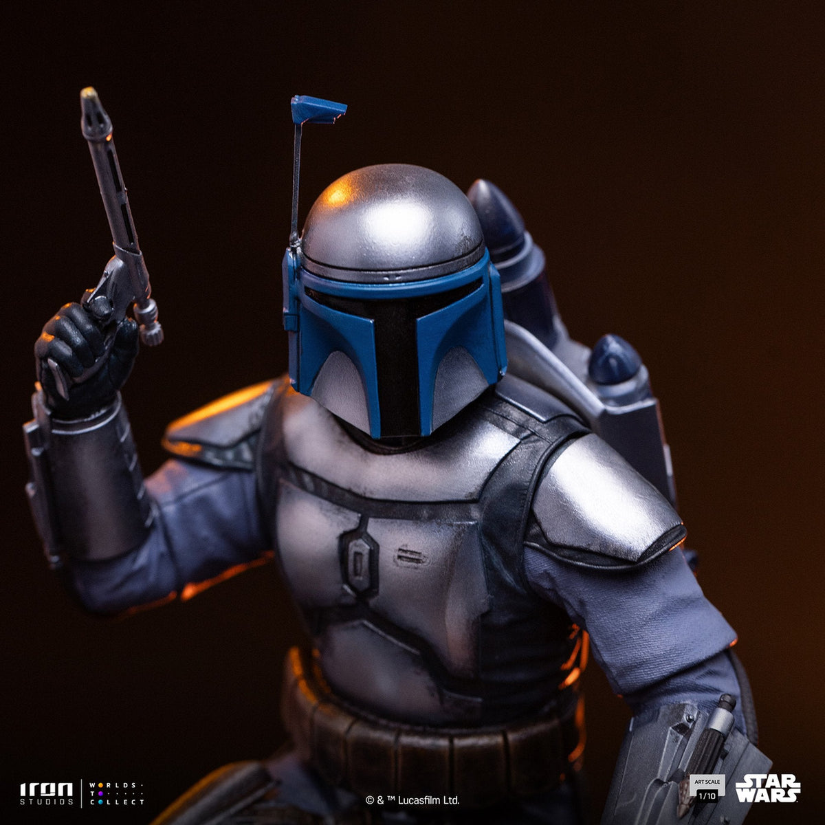 『スター・ウォーズ』 【アイアン・スタジオ スタチュー】 「アートスケール」 1/10スケール ジャンゴ・フェット［映画『エピソード2／クローンの攻撃』］