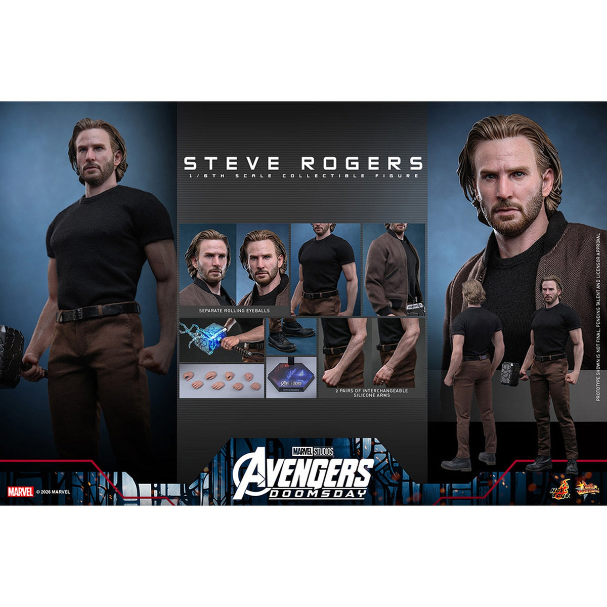 【ムービー・マスターピース】 『アベンジャーズ／ドゥームズデイ』 1/6スケールフィギュア スティーブ・ロジャース