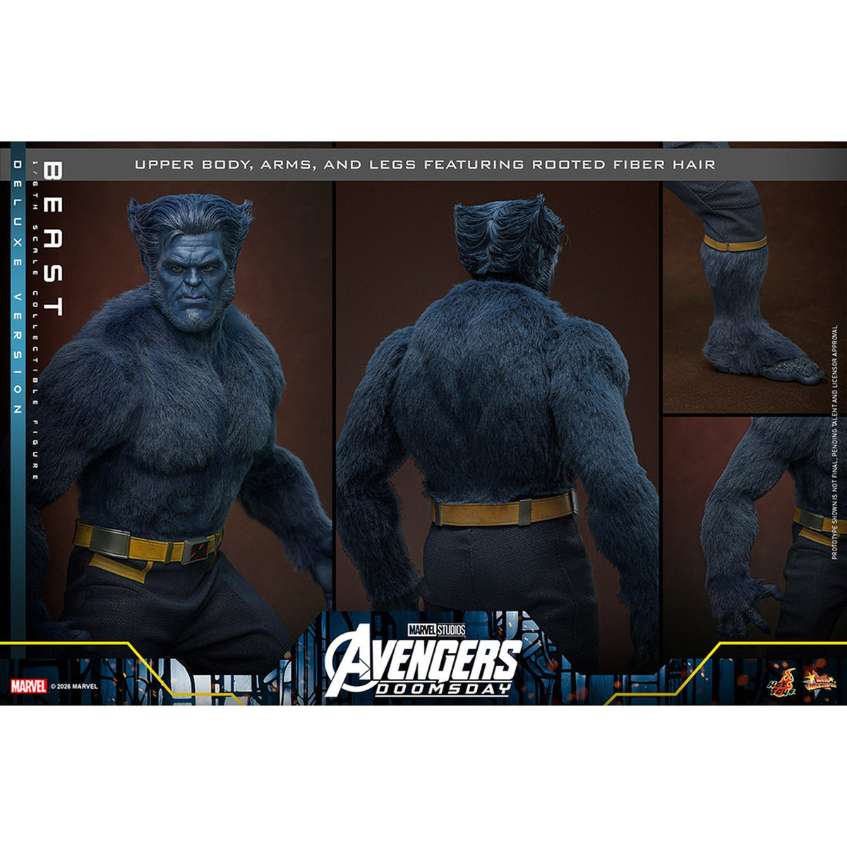 【ムービー・マスターピース】 『アベンジャーズ／ドゥームズデイ』 1/6スケールフィギュア ビースト（デラックス版）