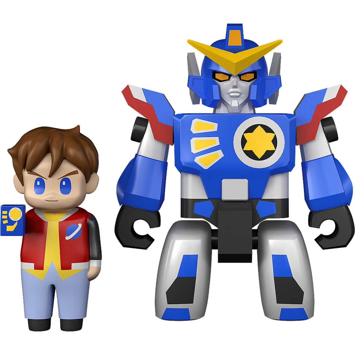 BRICKROID 『伝説の勇者ダ・ガーン』 ダ・ガーン＆高杉星史セット