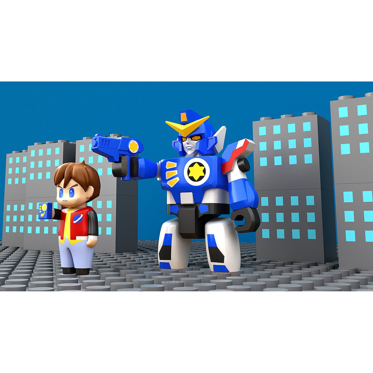 BRICKROID 『伝説の勇者ダ・ガーン』 ダ・ガーン＆高杉星史セット