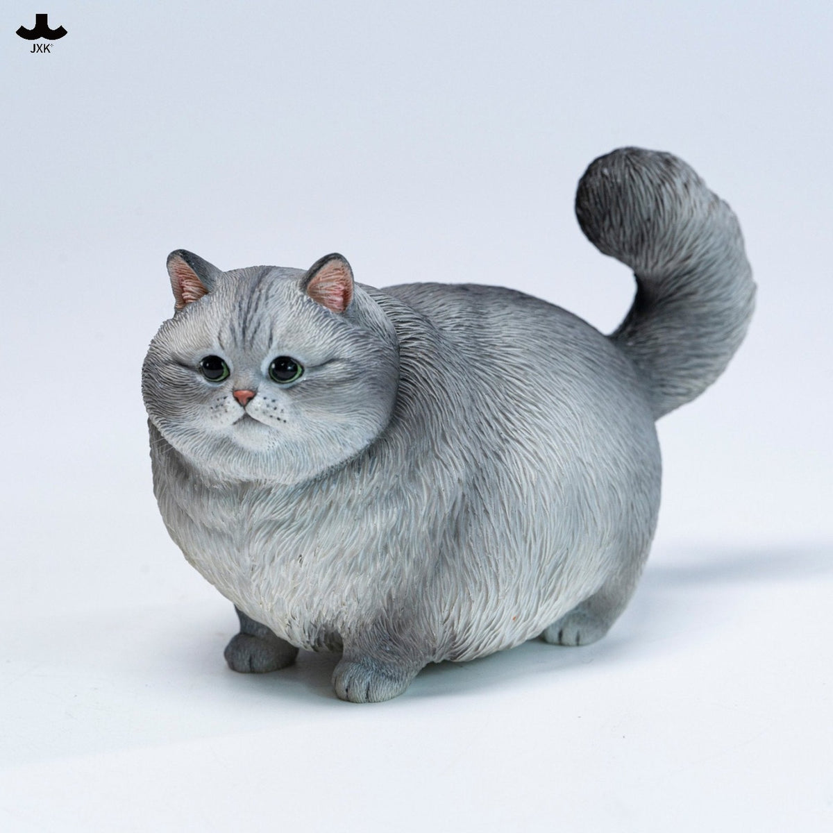 JXK ぽっちゃり猫 シルバータビー