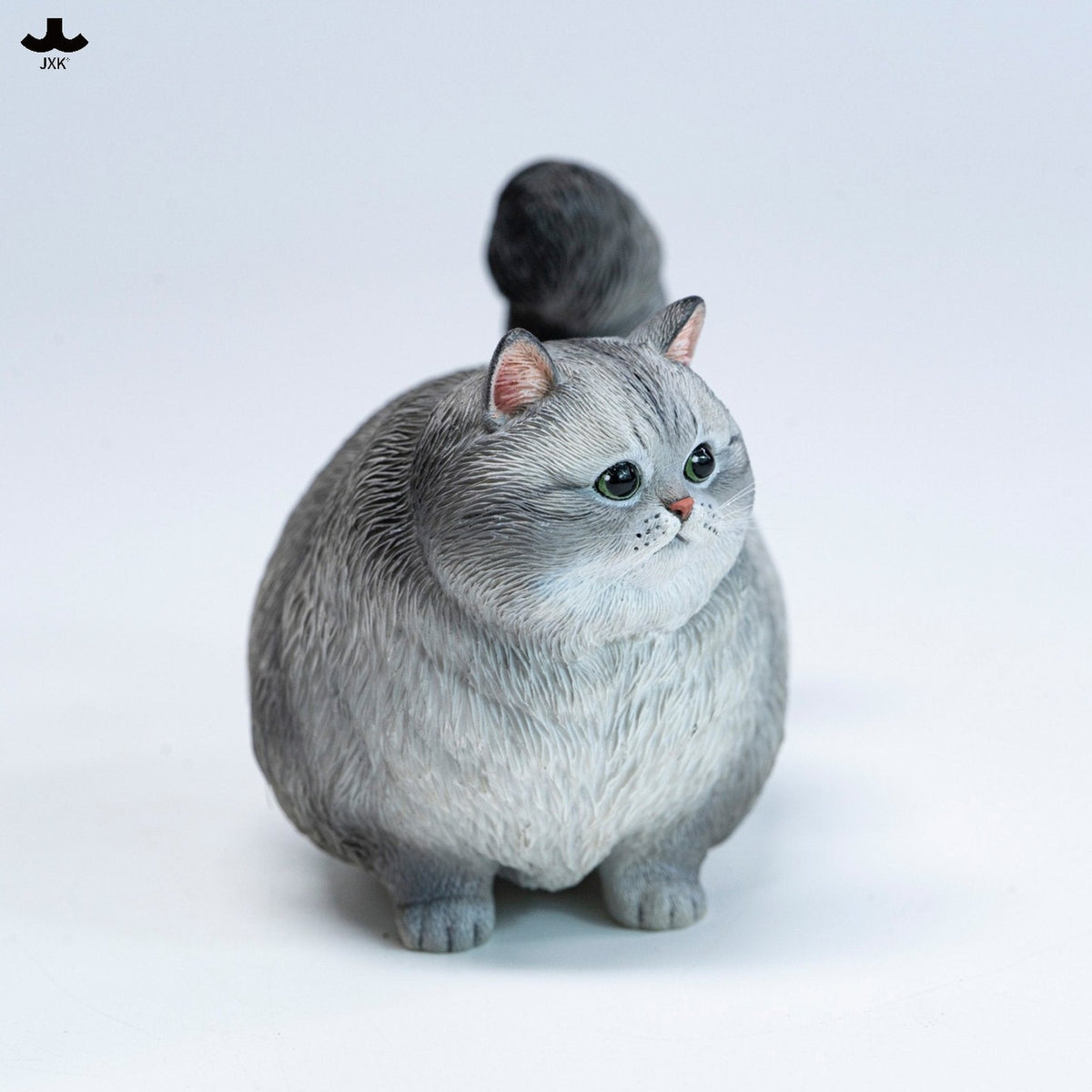 JXK ぽっちゃり猫 シルバータビー