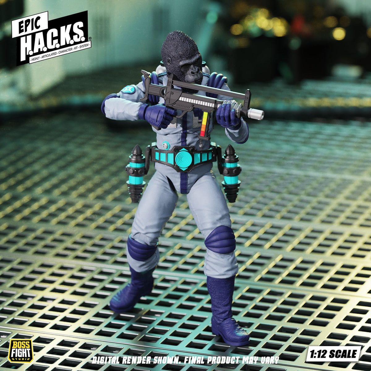 エピック H.A.C.K.S./ ランド・アローラ: ガンマ・スクワッド・リーダー 1/12 アクションフィギュア