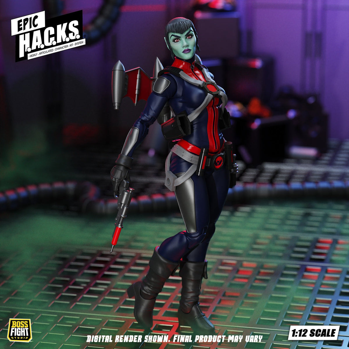 エピック H.A.C.K.S./ マーシー・ザレスカ: ヴァンピロン・シークレットサービス 1/12 アクションフィギュア