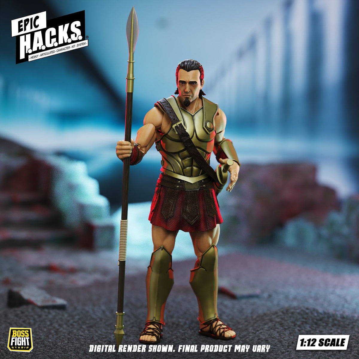 エピック H.A.C.K.S./ スパルタン・ウォーリアー: プライド・オブ・スパルタ 1/12 アクションフィギュア