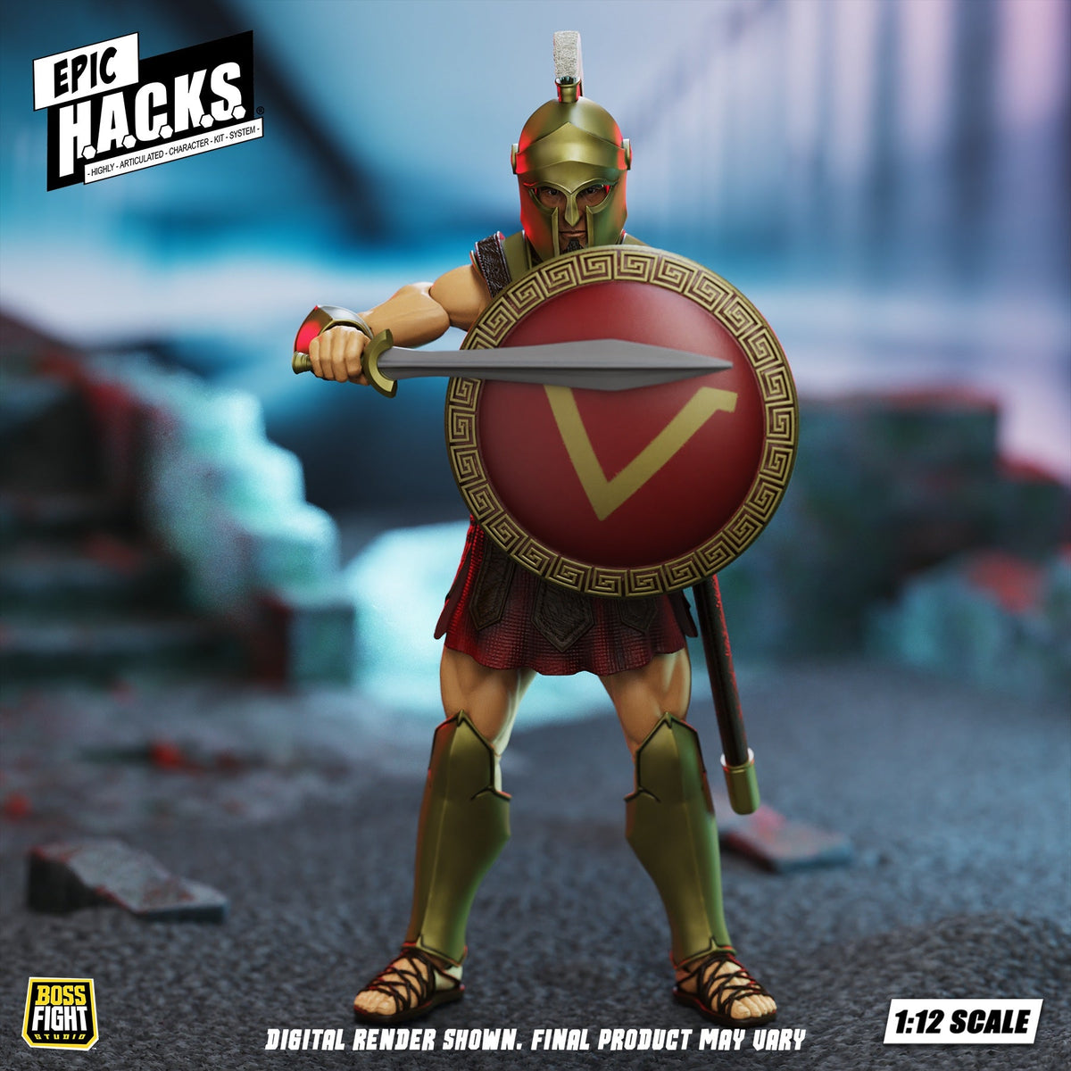 エピック H.A.C.K.S./ スパルタン・ウォーリアー: プライド・オブ・スパルタ 1/12 アクションフィギュア