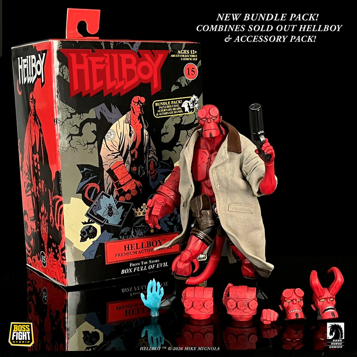 『ヘルボーイ』/ ヘルボーイ 1/12 バンドルパック Box Full of Evil ver