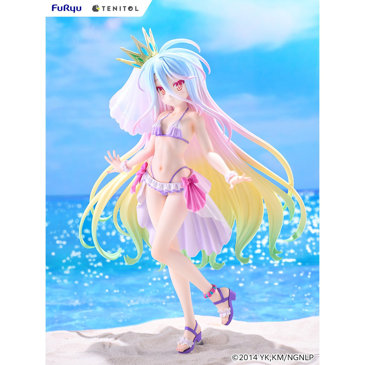 TENITOL TALL 『ノーゲーム・ノーライフ』 白 水着ドレスver.