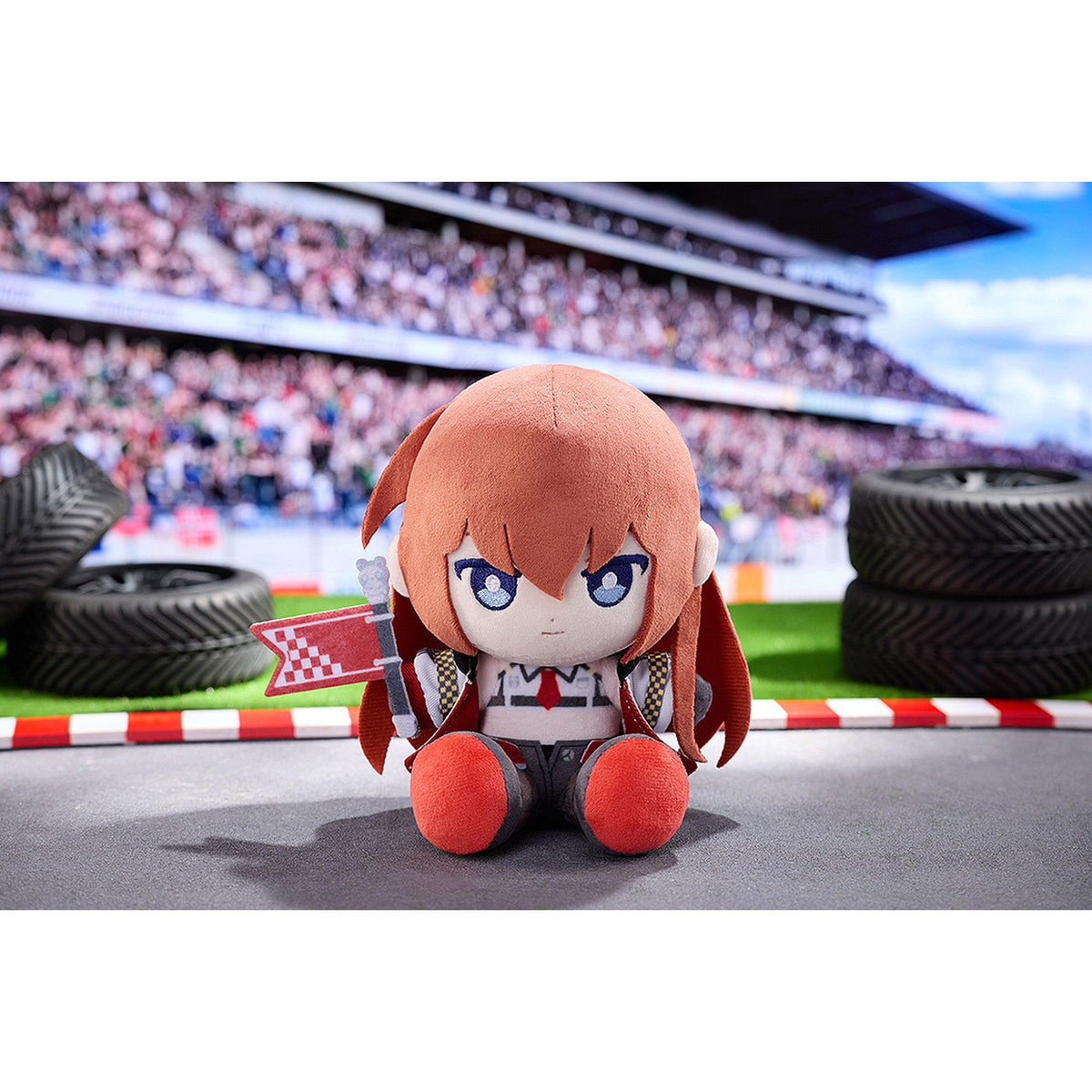 『STEINS;GATE』 牧瀬紅莉栖 Racing Ver. プニプニ ぬいぐるみ