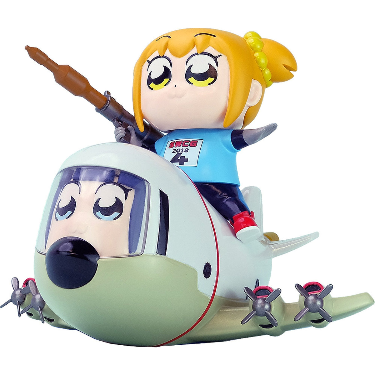 Chibi Creature 『ポプテピピック』 ポプ子 & ピピ美 スケルトン競技Ver.
