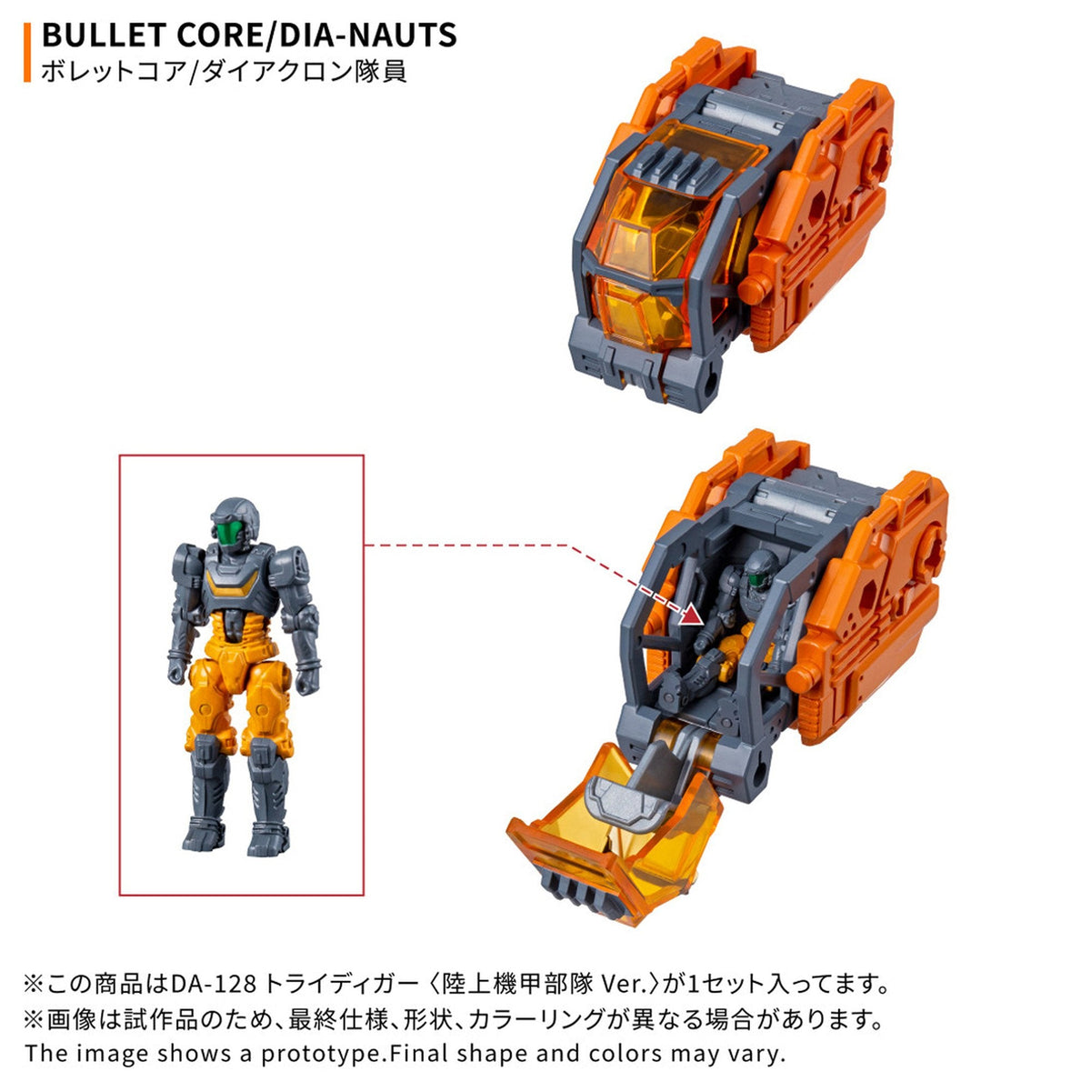 『ダイアクロン』 DA-128 トライディガー ＜陸上機甲部隊 Ver.＞