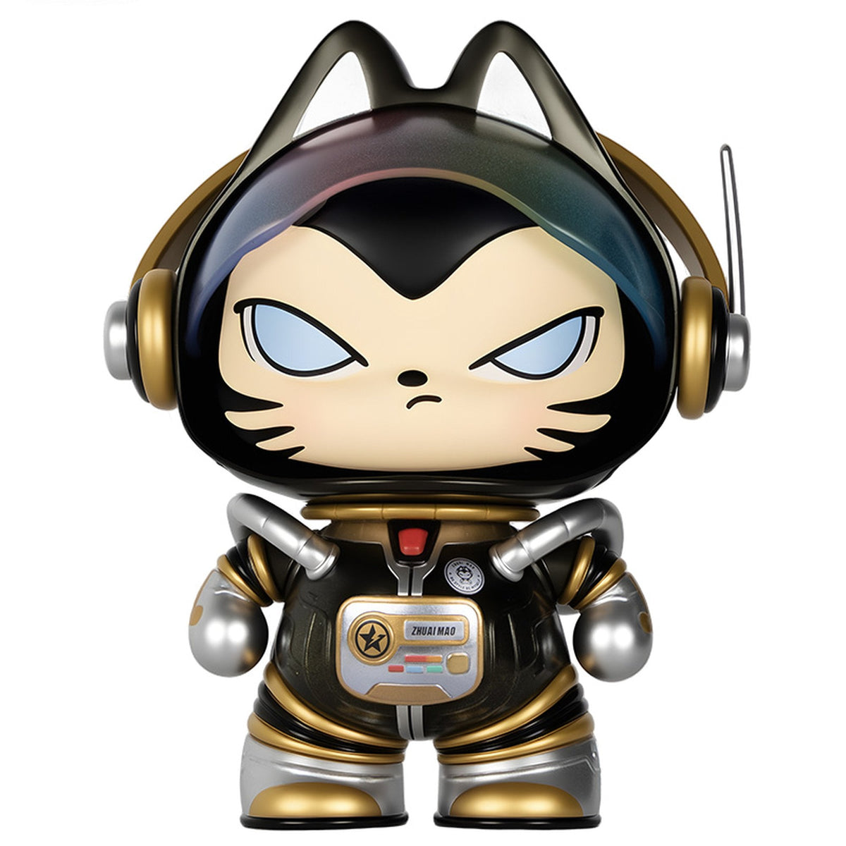 Zhuaimao 宇宙飛行士 ノンスケールフィギュア ブラックゴールド