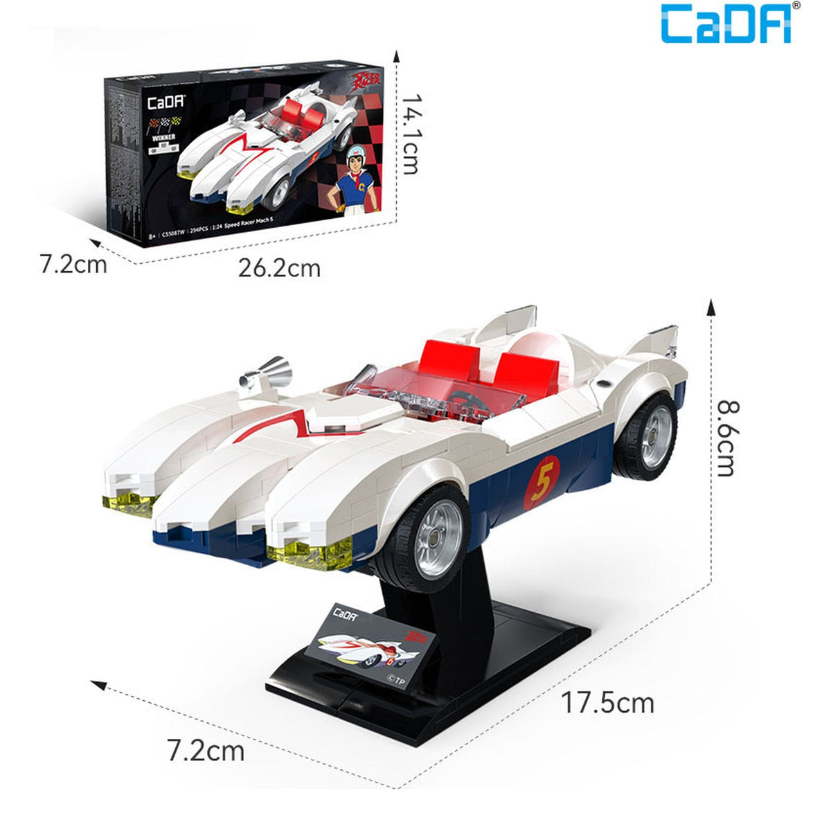 『Speed Racer』 ブロックキット Mach 5白