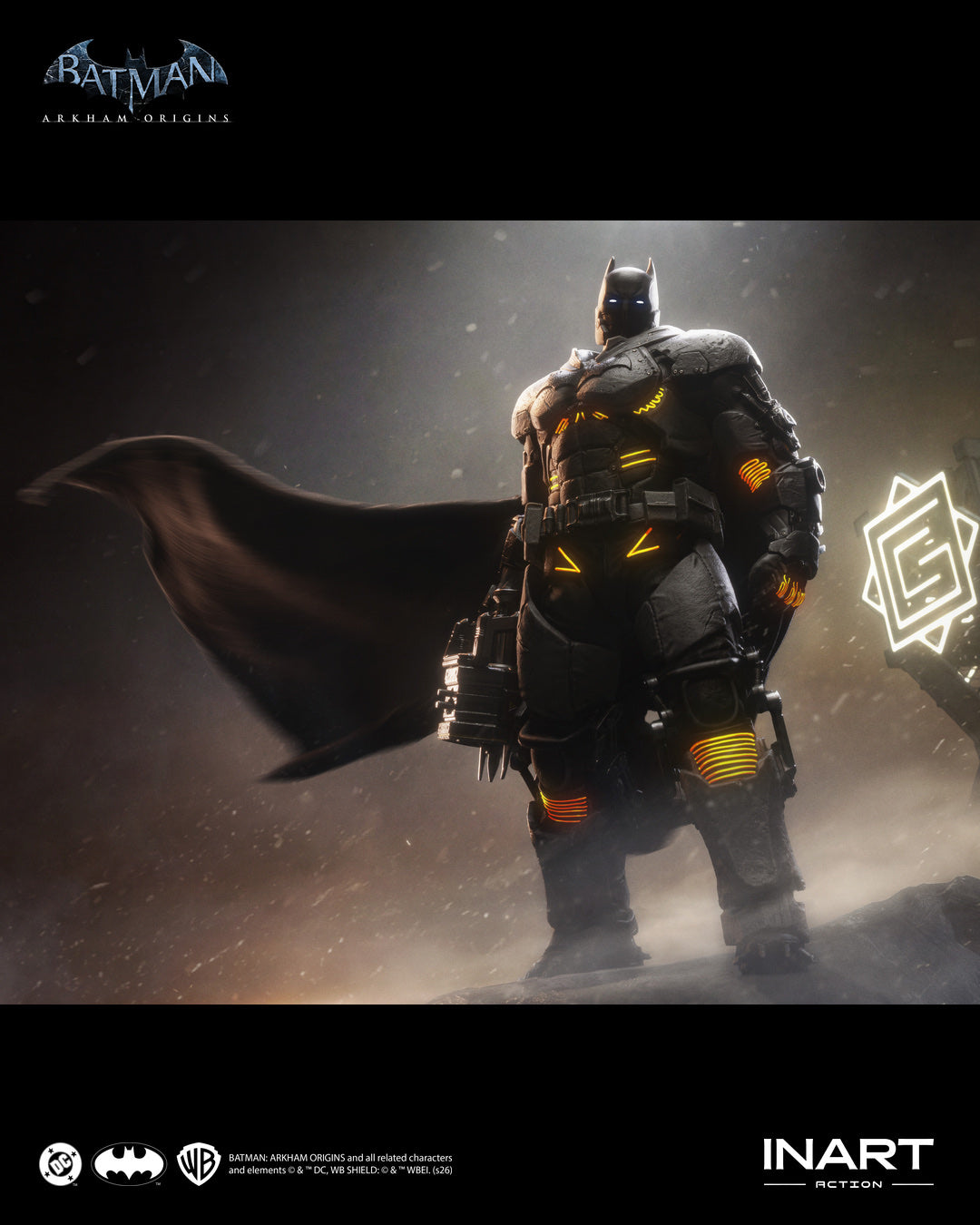 INART Action 『バットマン：アーカム・ビギンズ』 バットマン（XEスーツ） アクションフィギュア
