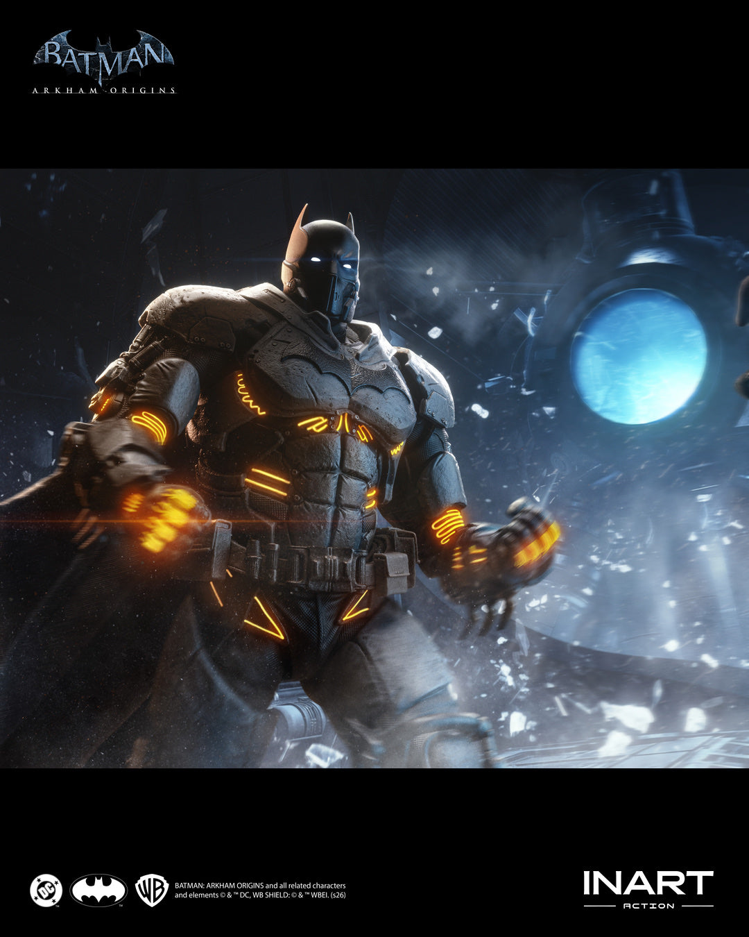 INART Action 『バットマン：アーカム・ビギンズ』 バットマン（XEスーツ） アクションフィギュア