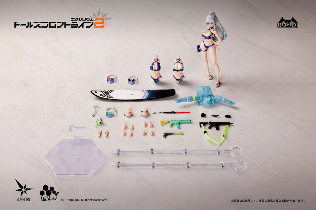 pocket art PA013 『ドールズフロントライン2』：エクシリウム クルカイ 蒼き軌跡Ver. 豪華版 1/12 完成品アクションフィギュア