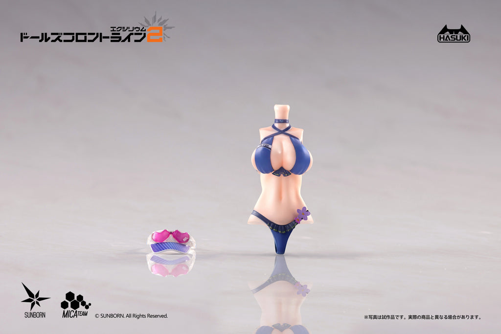 『ドールズフロントライン2：エクシリウム』 PJ-02 クルカイ 蒼き軌跡Ver. オプション水着セットB 1/12 完成品オプションパーツ