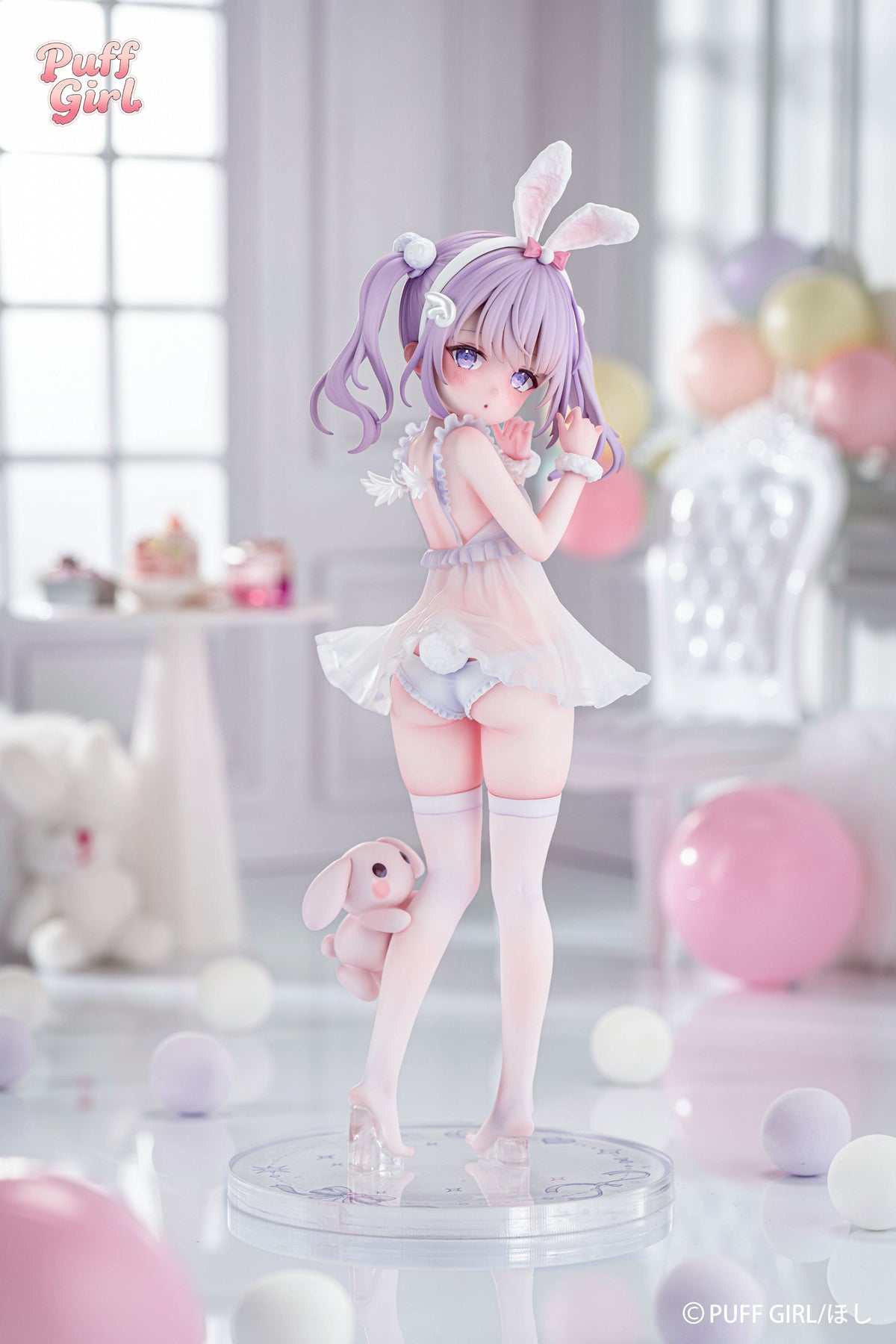 PUFFGIRL 白うさぎの天使 1/6スケール塗装済完成品フィギュア 豪華版