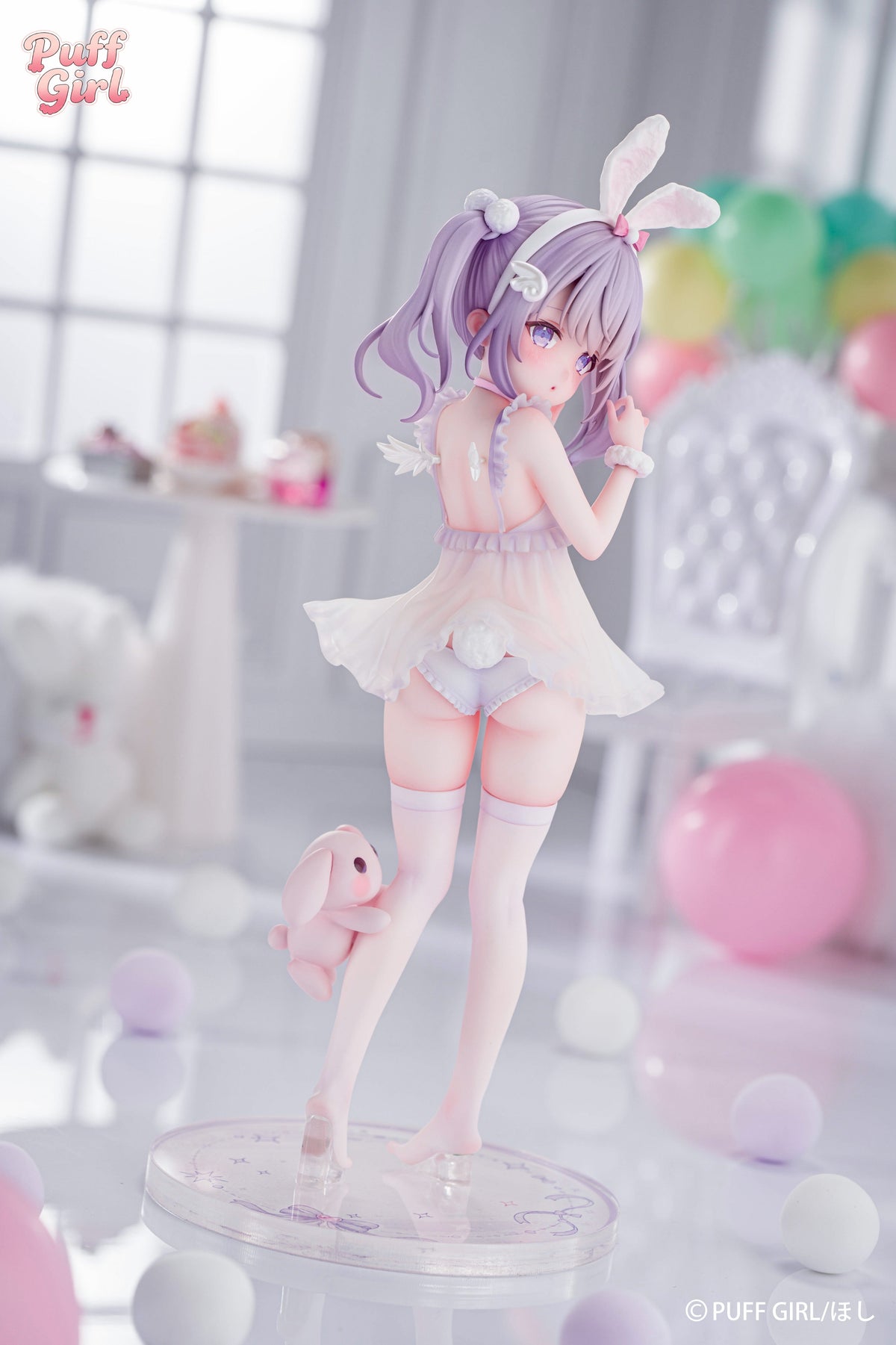 PUFFGIRL 白うさぎの天使 1/6スケール塗装済完成品フィギュア 豪華版