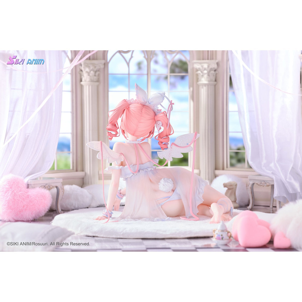 白うさぎRosu 天使ver. Illustrated by Rosuuri 1/4 完成品フィギュア 特典版